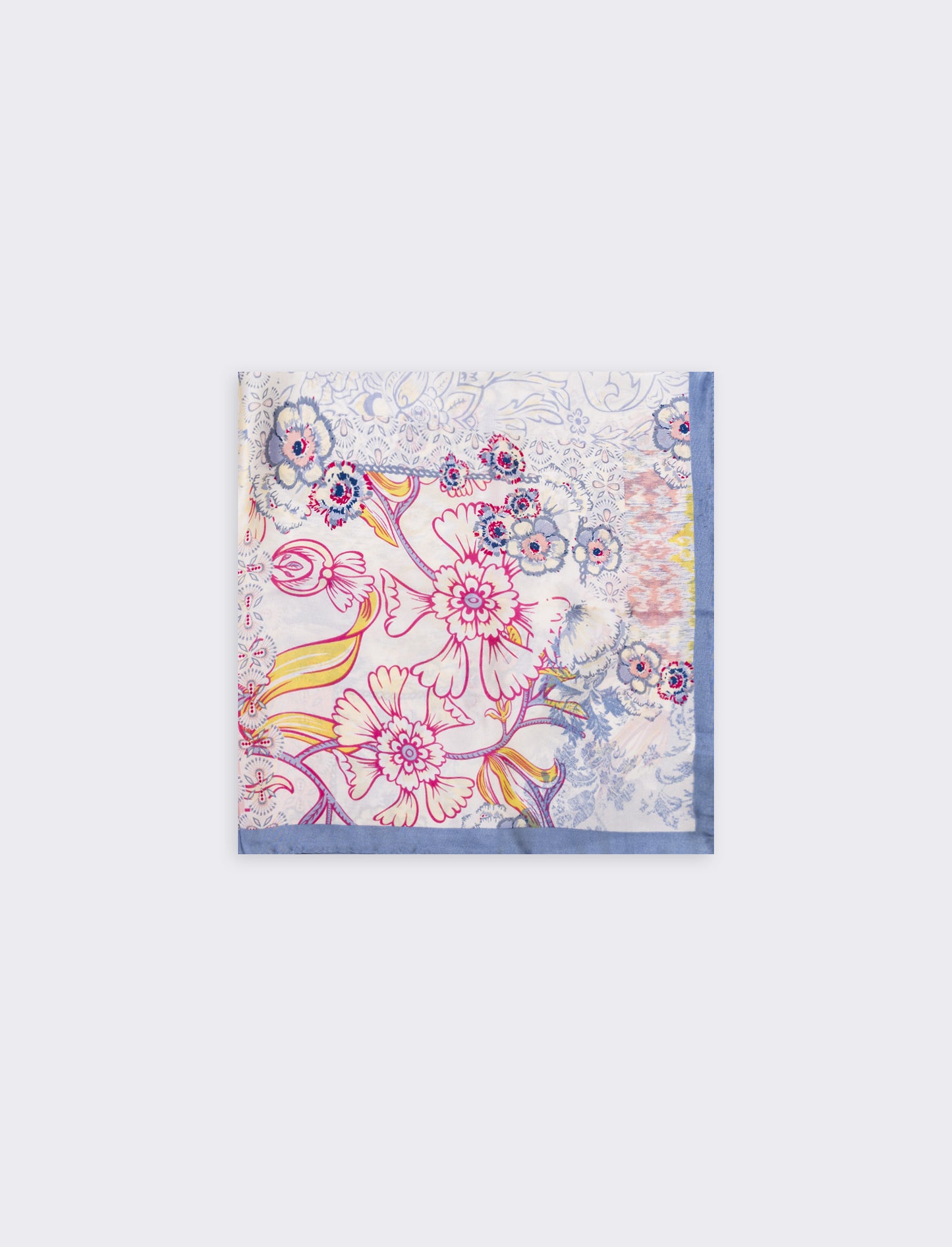 70x70cm scarf with unique patterns - Purple