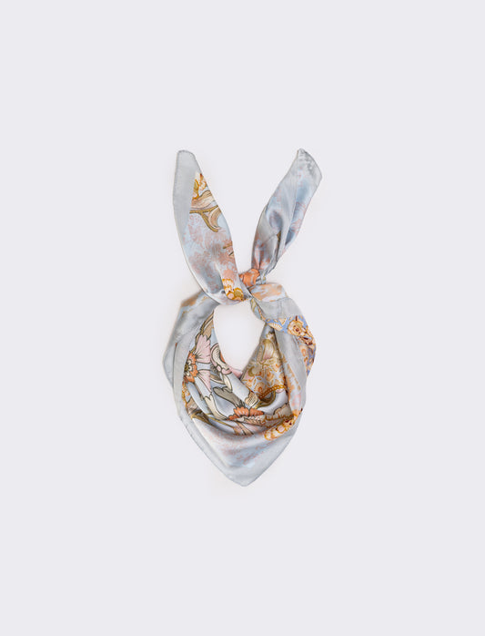 Foulard 70x70cm con fantasie uniche - Denim