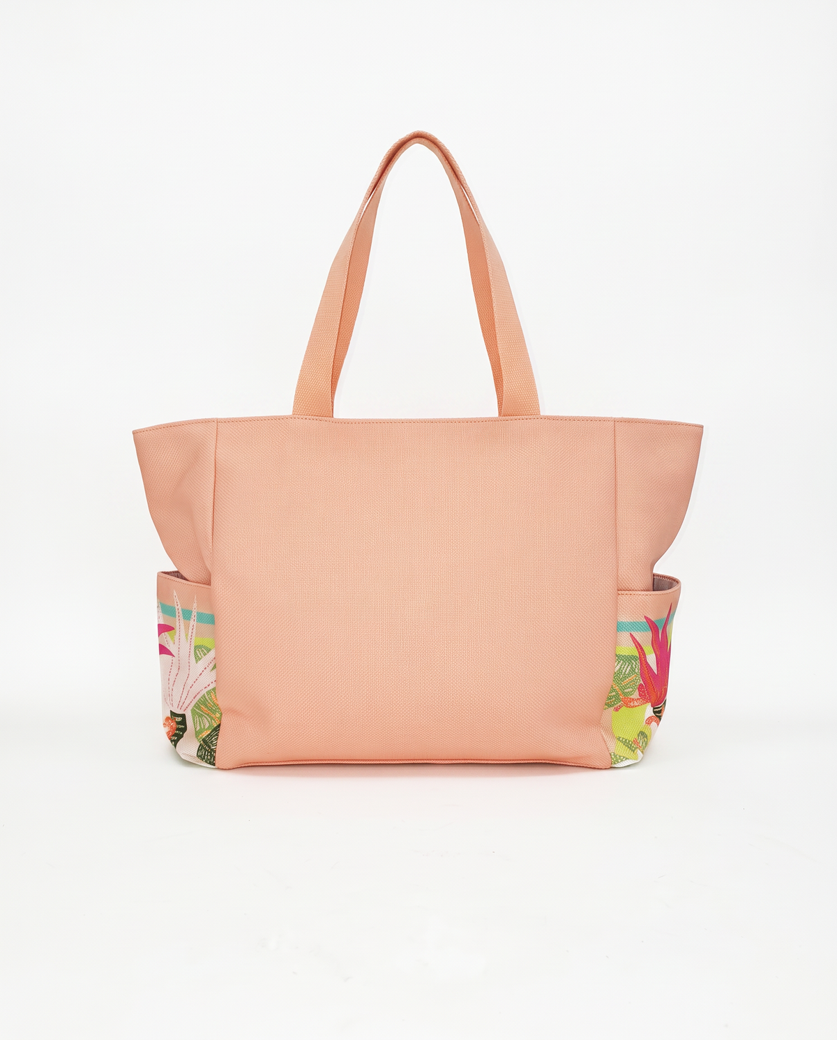 Borsa donna mare tessuto stampato - Rosa