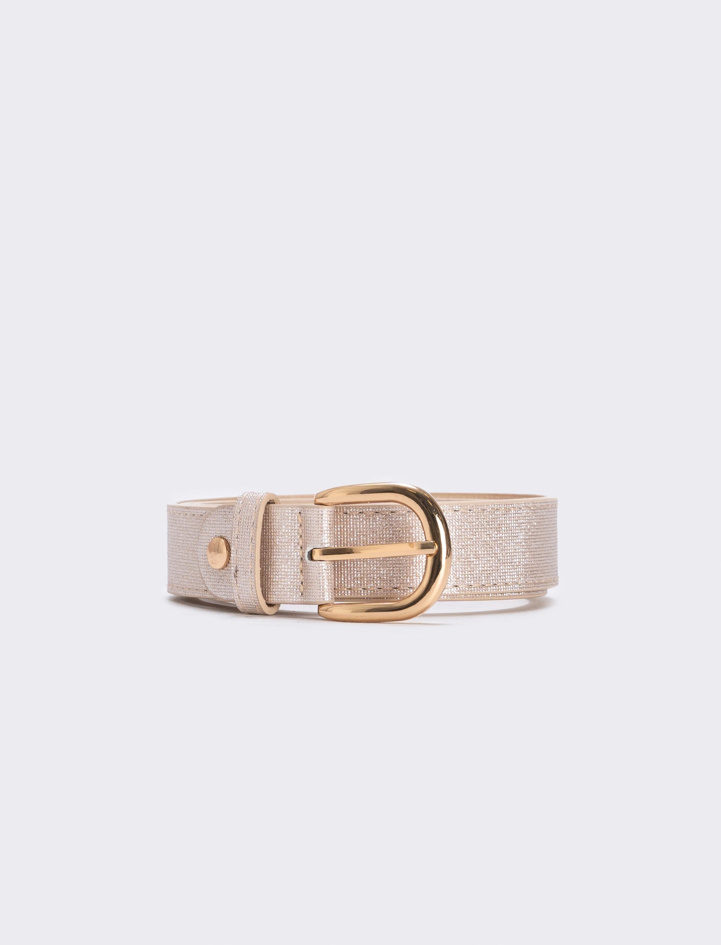 Cintura lurex basic 2,5 cm - Oro