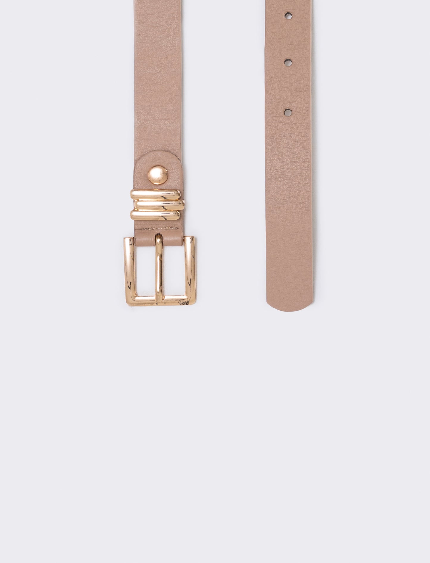 Cintura metallo 3 passanti 2,5 cm - Rosa