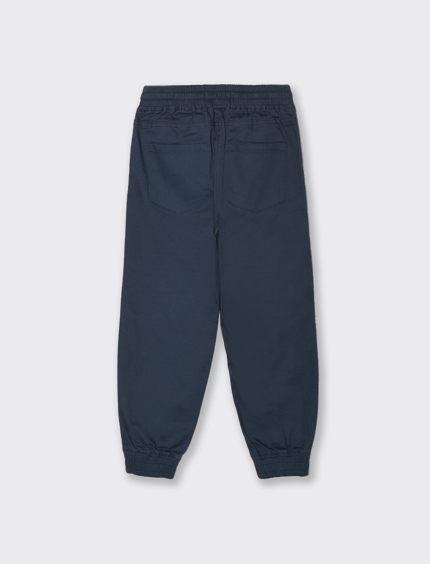 Pantaloni Jogger in Cotone Elastico - Blu
