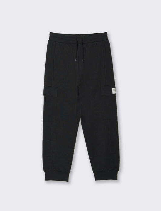 JOGGER CON TASCONI - Nero