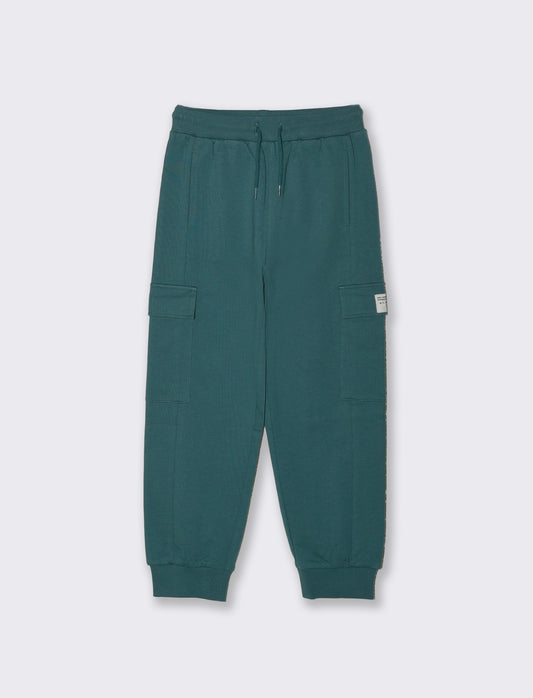 JOGGER CON TASCONI - Verde