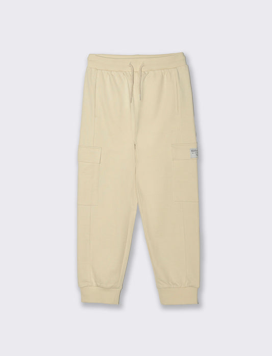 JOGGER CON TASCONI - Beige