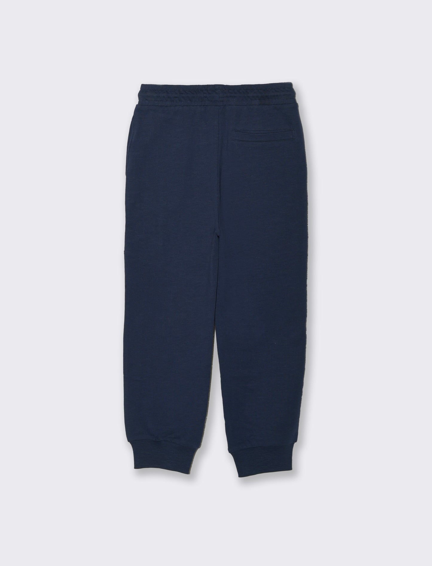 Flame-printed joggers with side cuts - Beige
