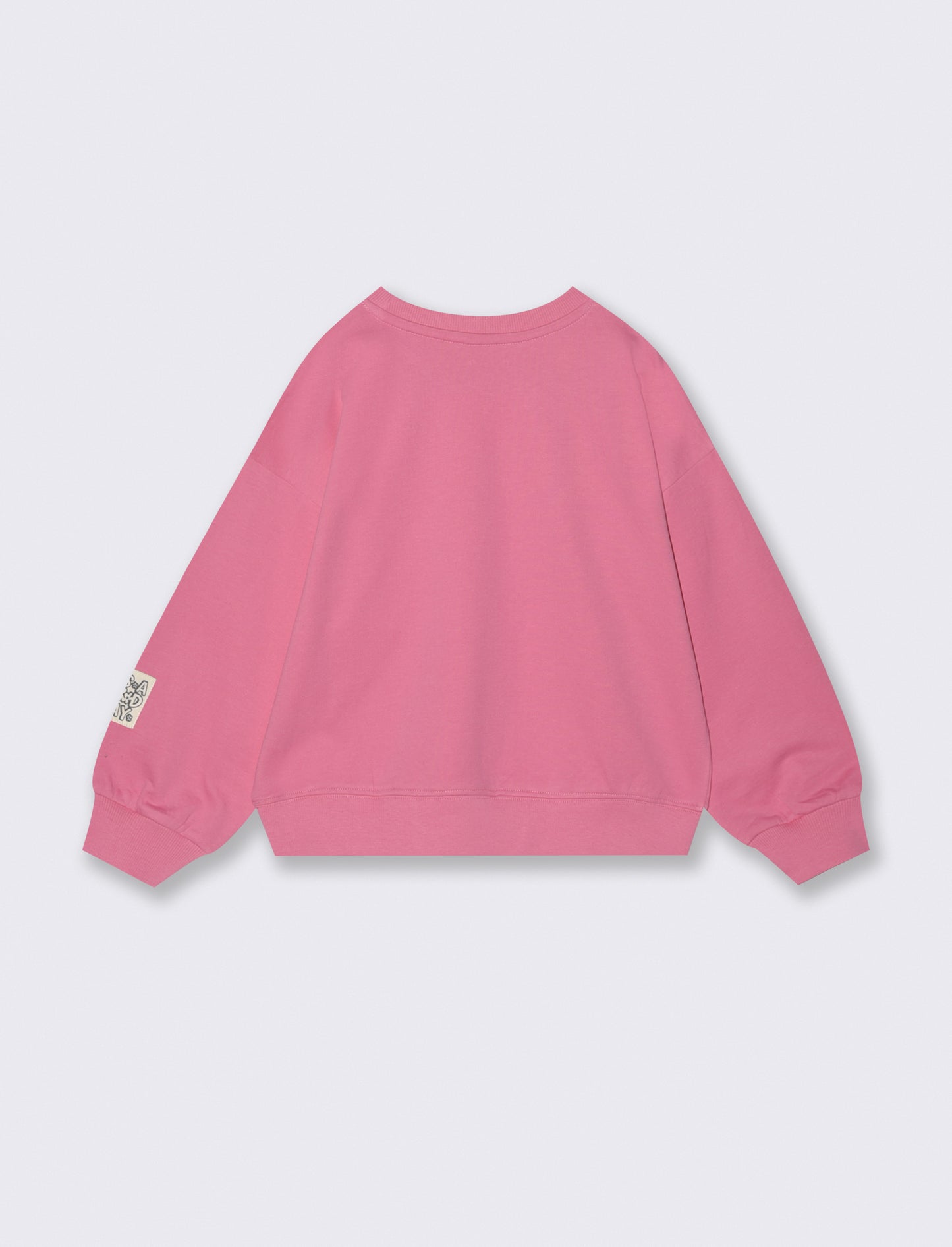 Felpa girocollo regular per bambina - Rosa big bubble