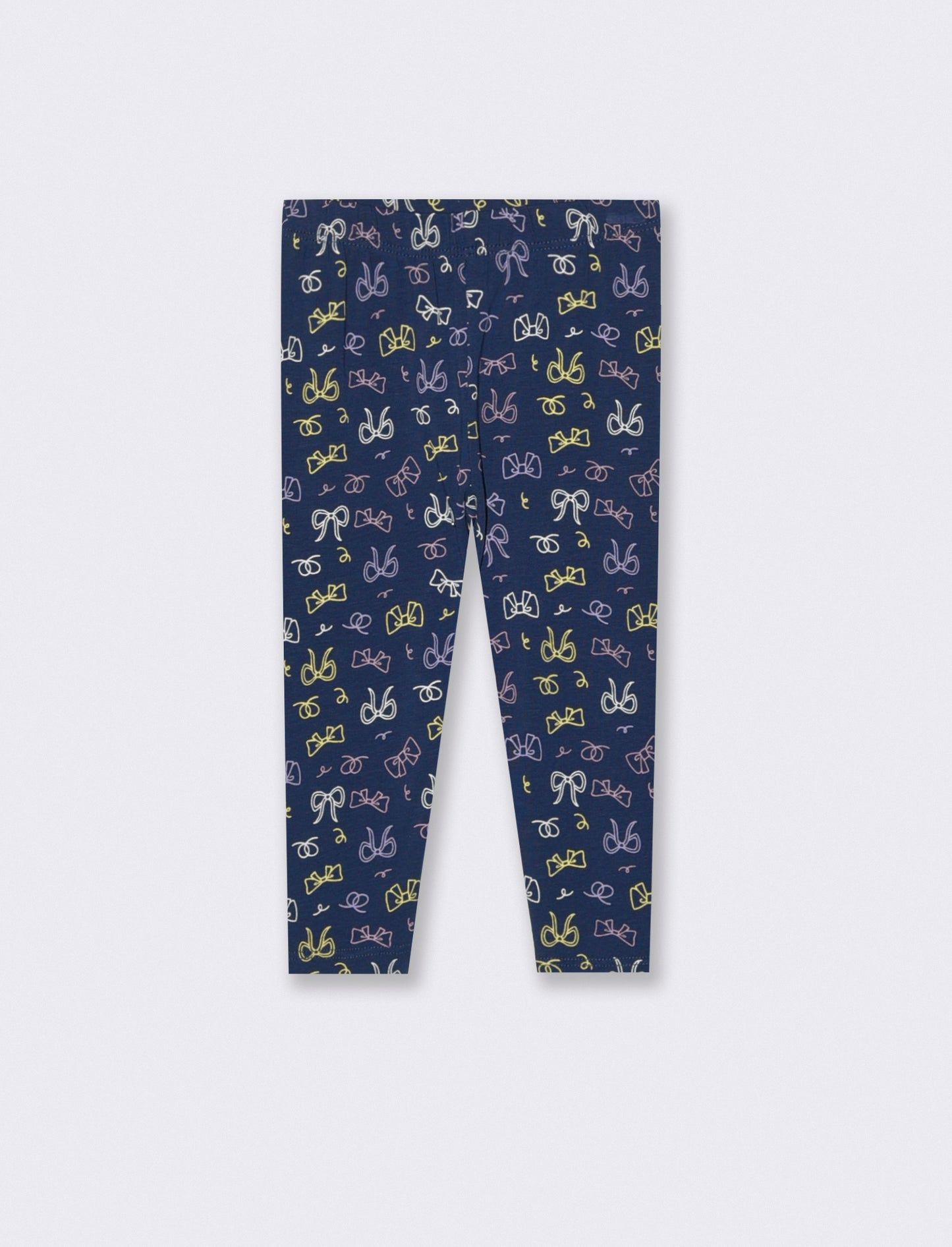Leggings in jersey elastico a fantasia - Blu