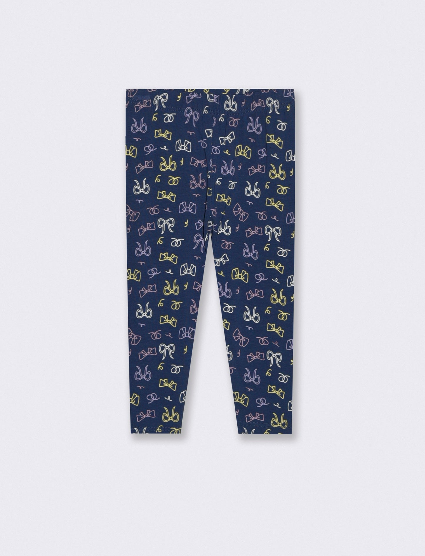 Leggings in jersey elastico a fantasia - Blu