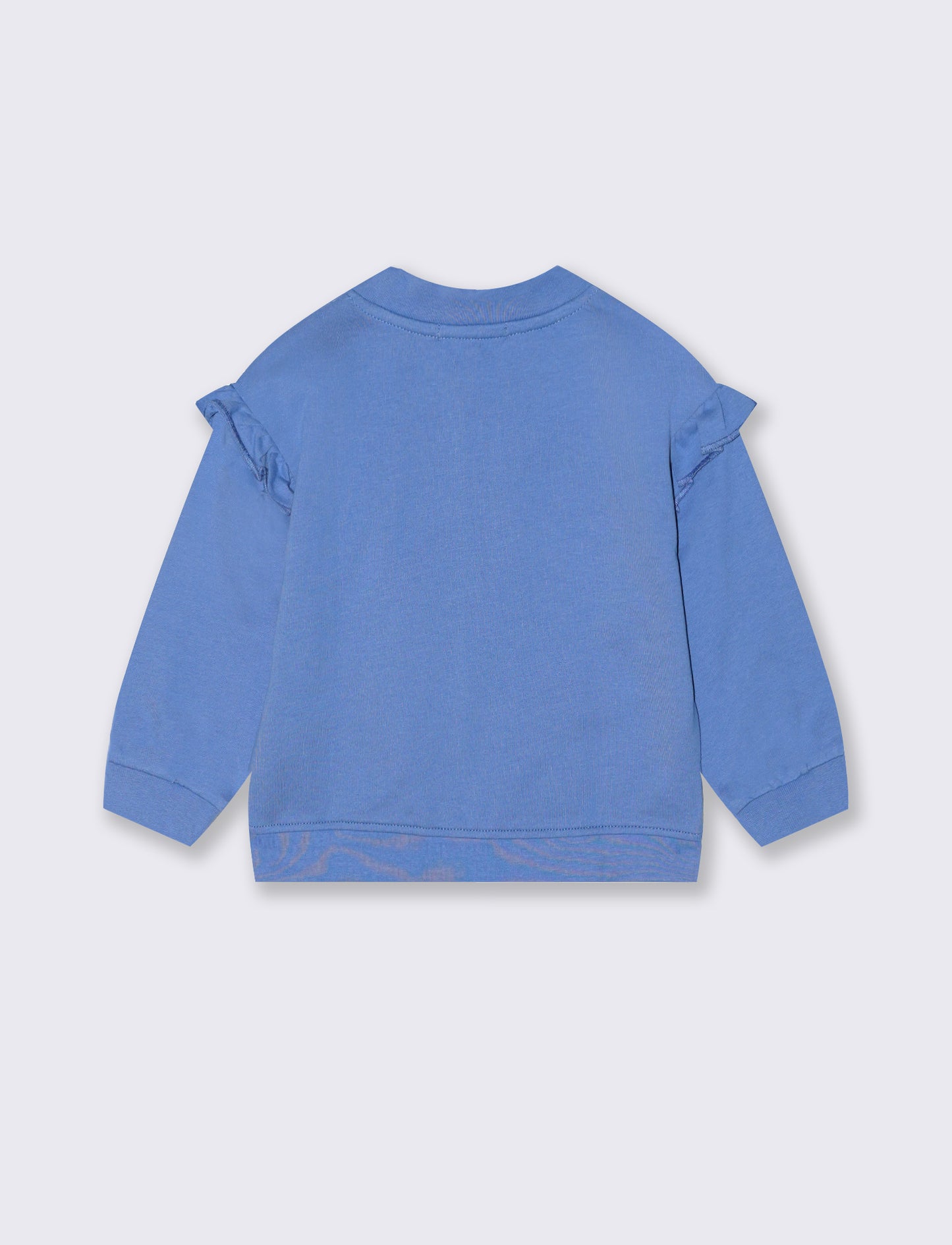 Zip-up sweatshirt with front pocket - Sky blue