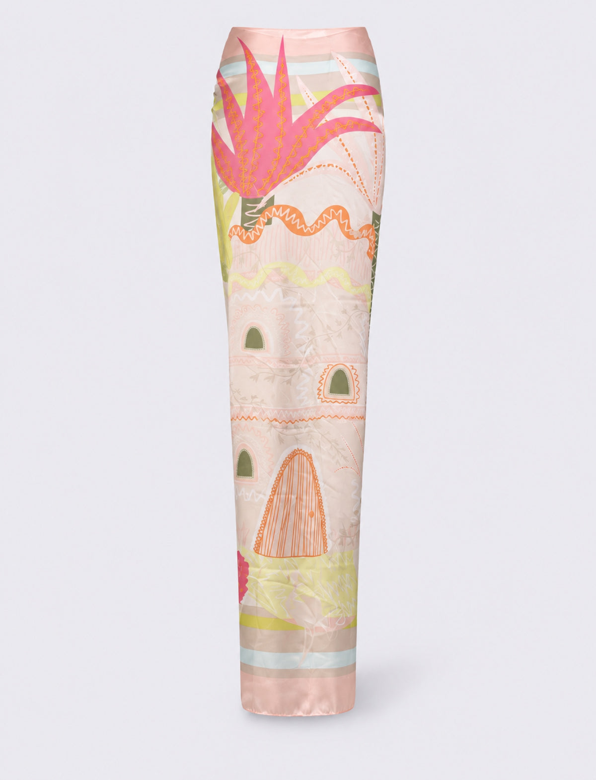 Pareo a fantasia con nappine - Rosa