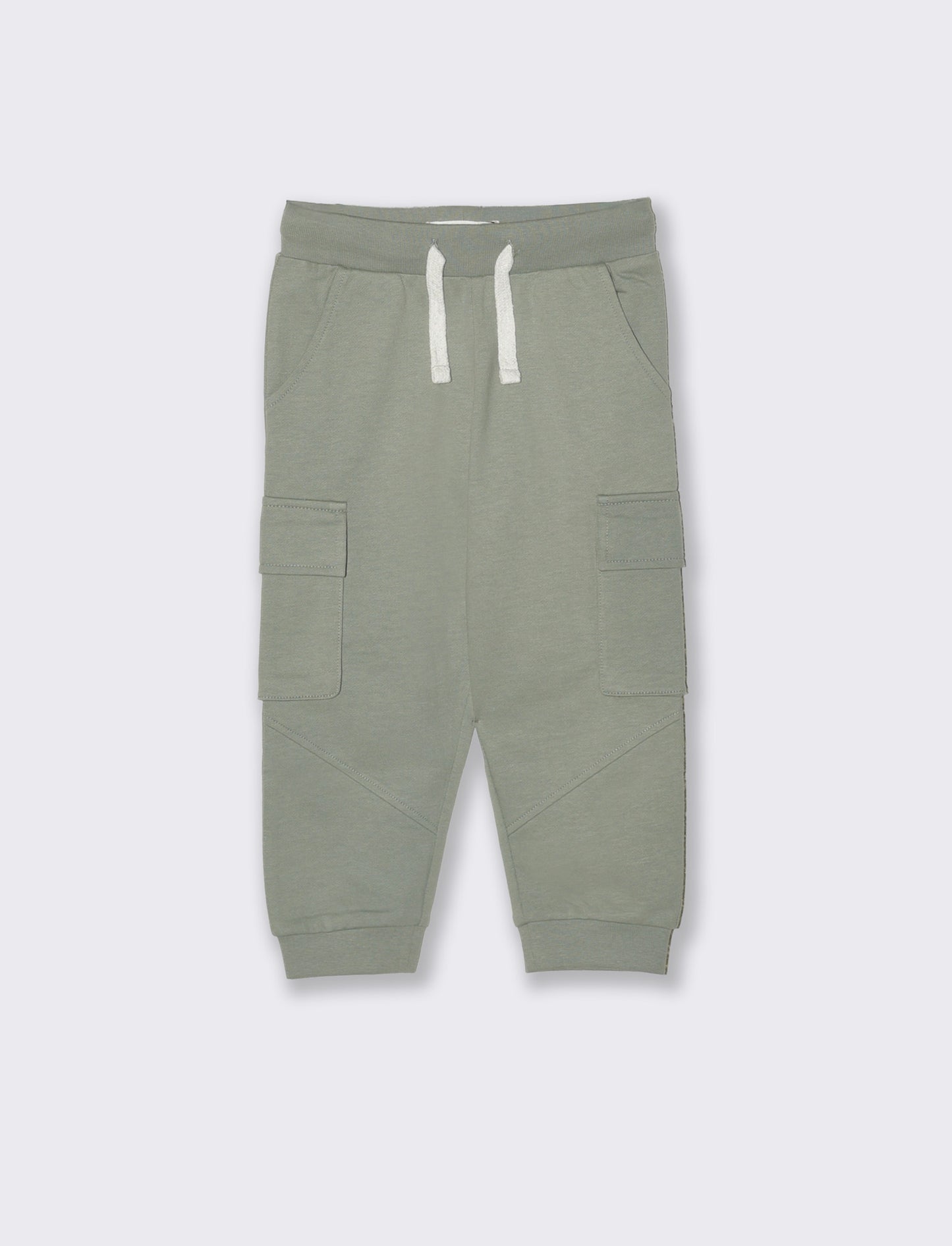 Jogger sportivi con tasconi laterali - Verde salvia