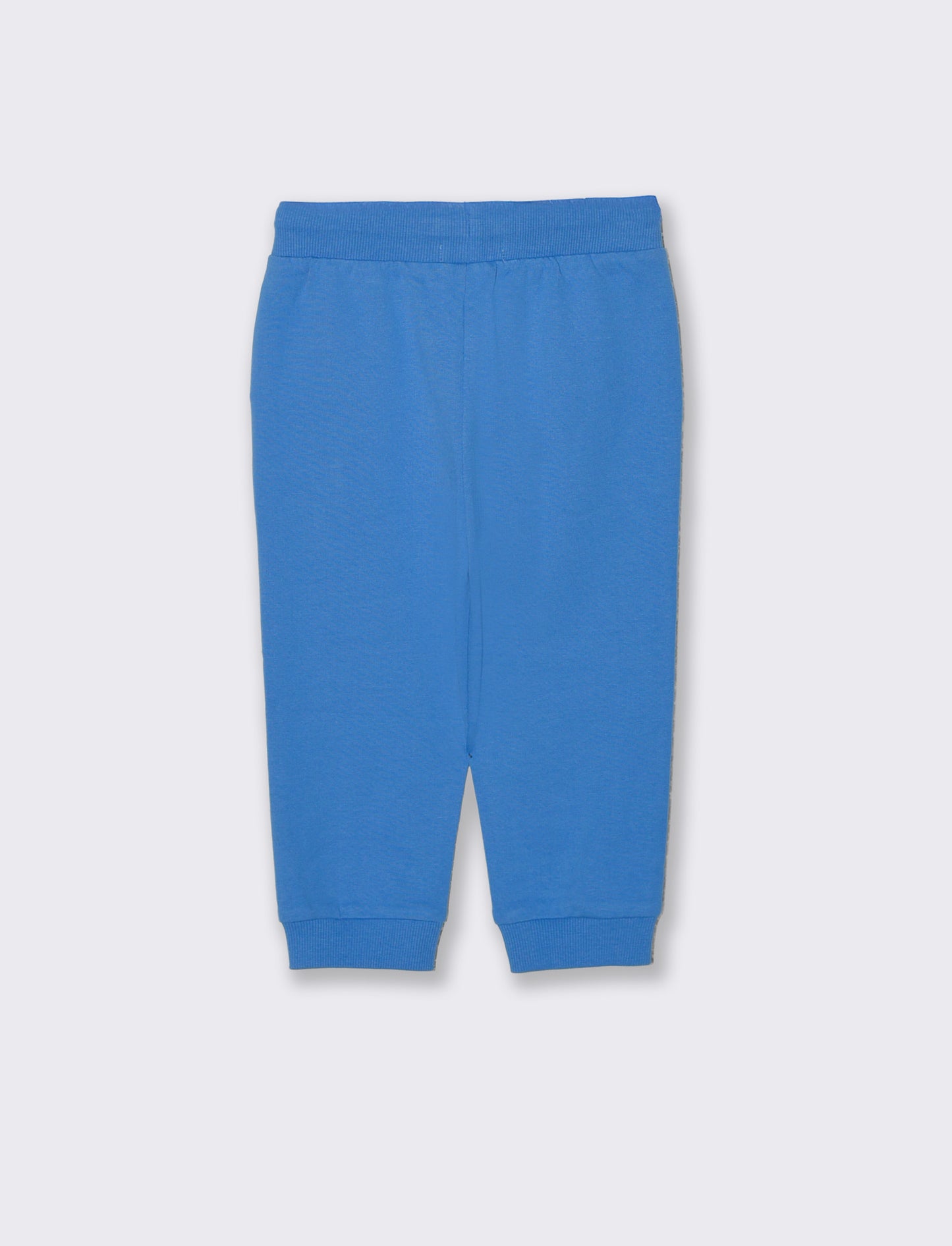 Basic joggers with sports label - Blue