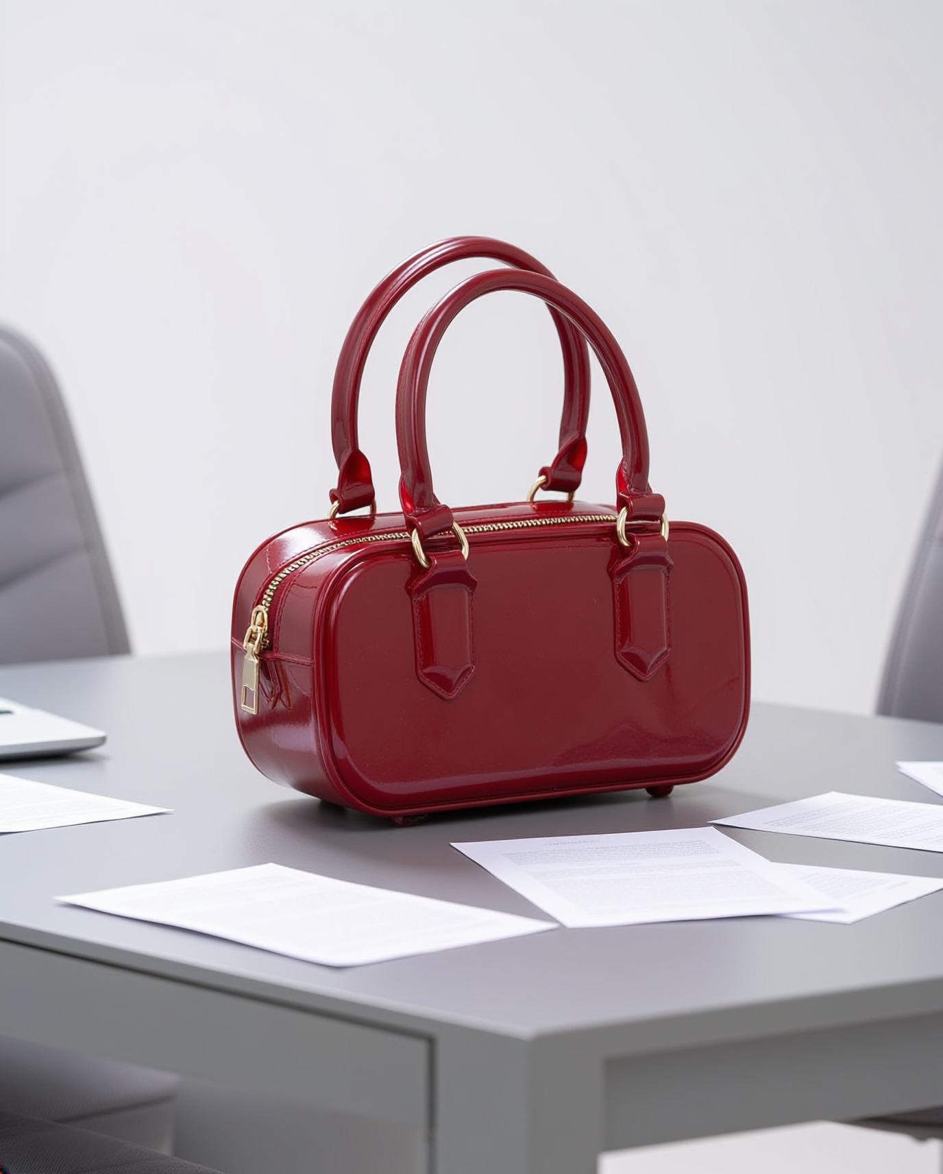 Bauletto rettangolare gommato - Bordeaux