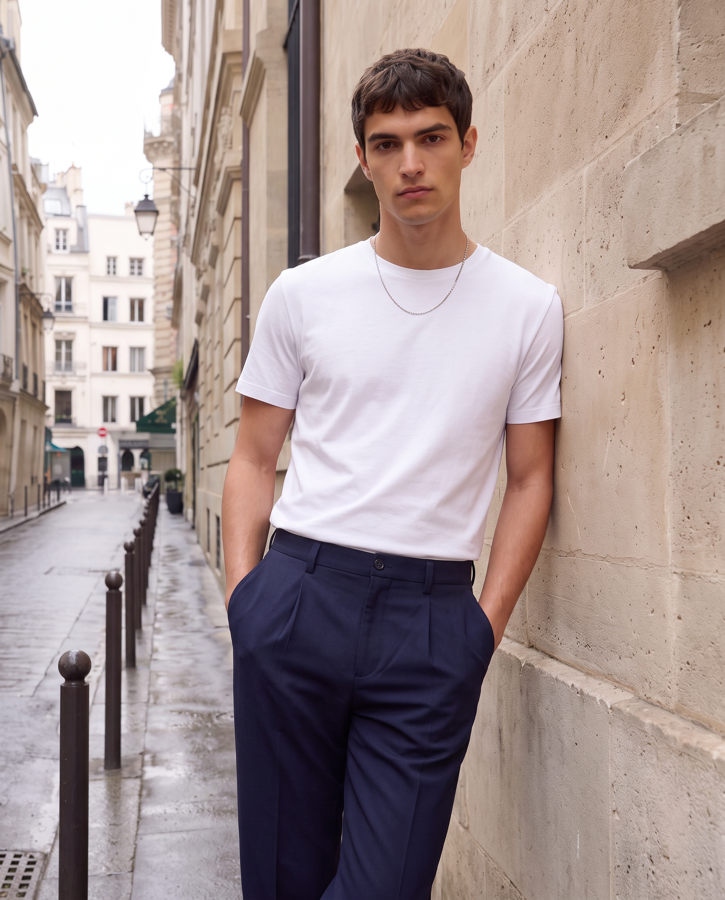 Pantaloni Chino Relaxed Easy Pant Uomo - Blu
