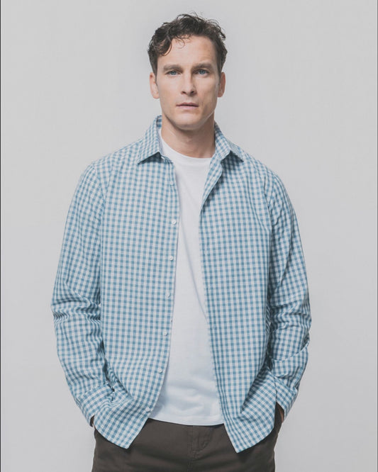 Camicia a quadri regular fit in cotone - CARTA DA ZUCCHERO